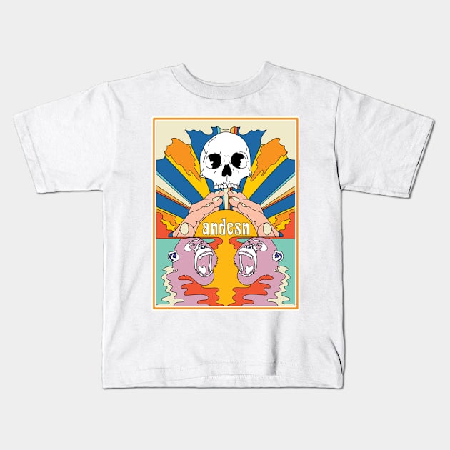 Psych Out Kids T-Shirt by andesn